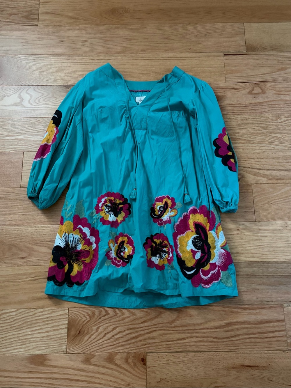 Maeve Embroidered Tunic Dress